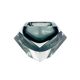 Diamond-Shaped Murano Glass Catchall by F. Poli for Seguso, Italy, 1970s