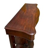 Mahogany console from the Napoleon III period