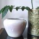 Vintage Iridescent Pearlescent Ceramic Ball Vase – 1970s/80s