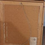 Original mid-century Swedish oil on panel – “Bold Landscape”