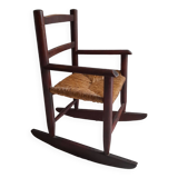 Vintage children's rocking chair from the 50s and 60s