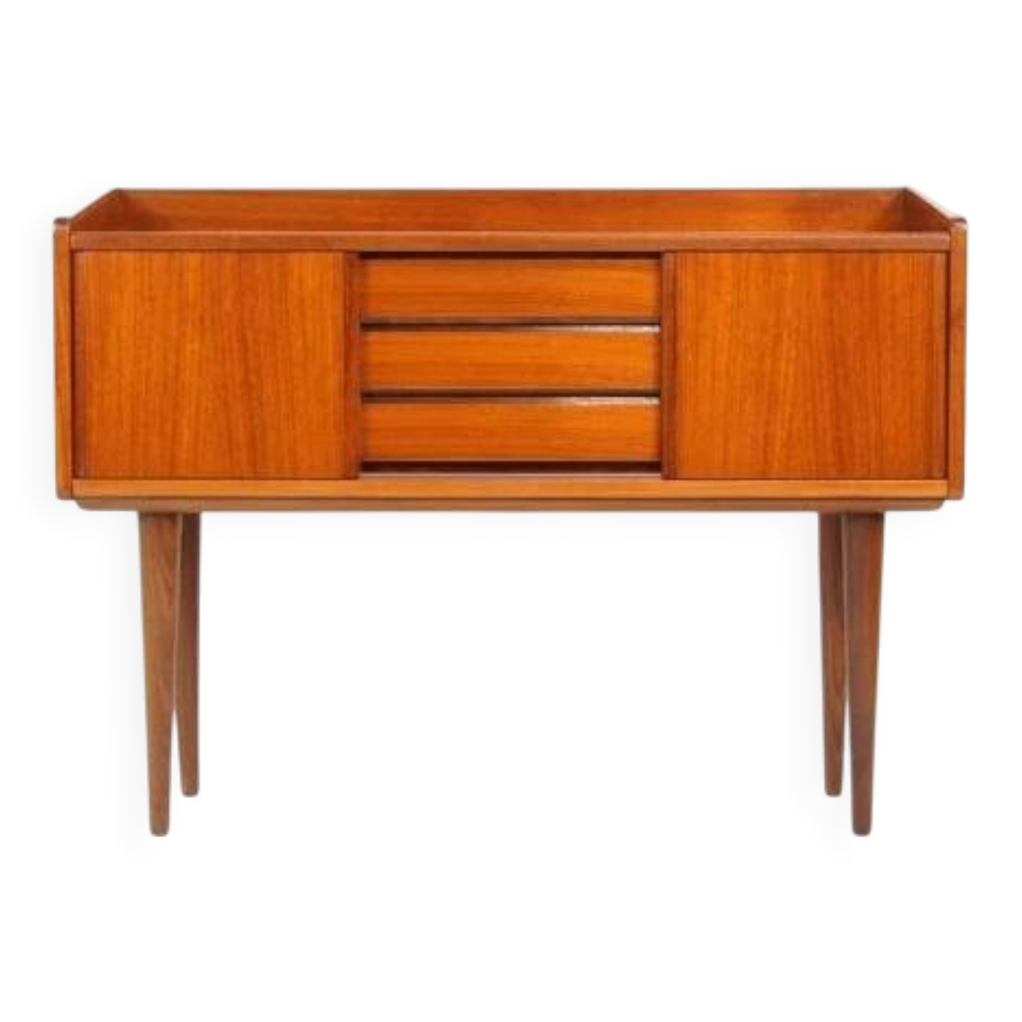 Retro Vintage HiFi Stereo Sideboard TV Stand Cabinet 70s Teak Mid Century Danish