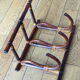 Rattan wall coat rack