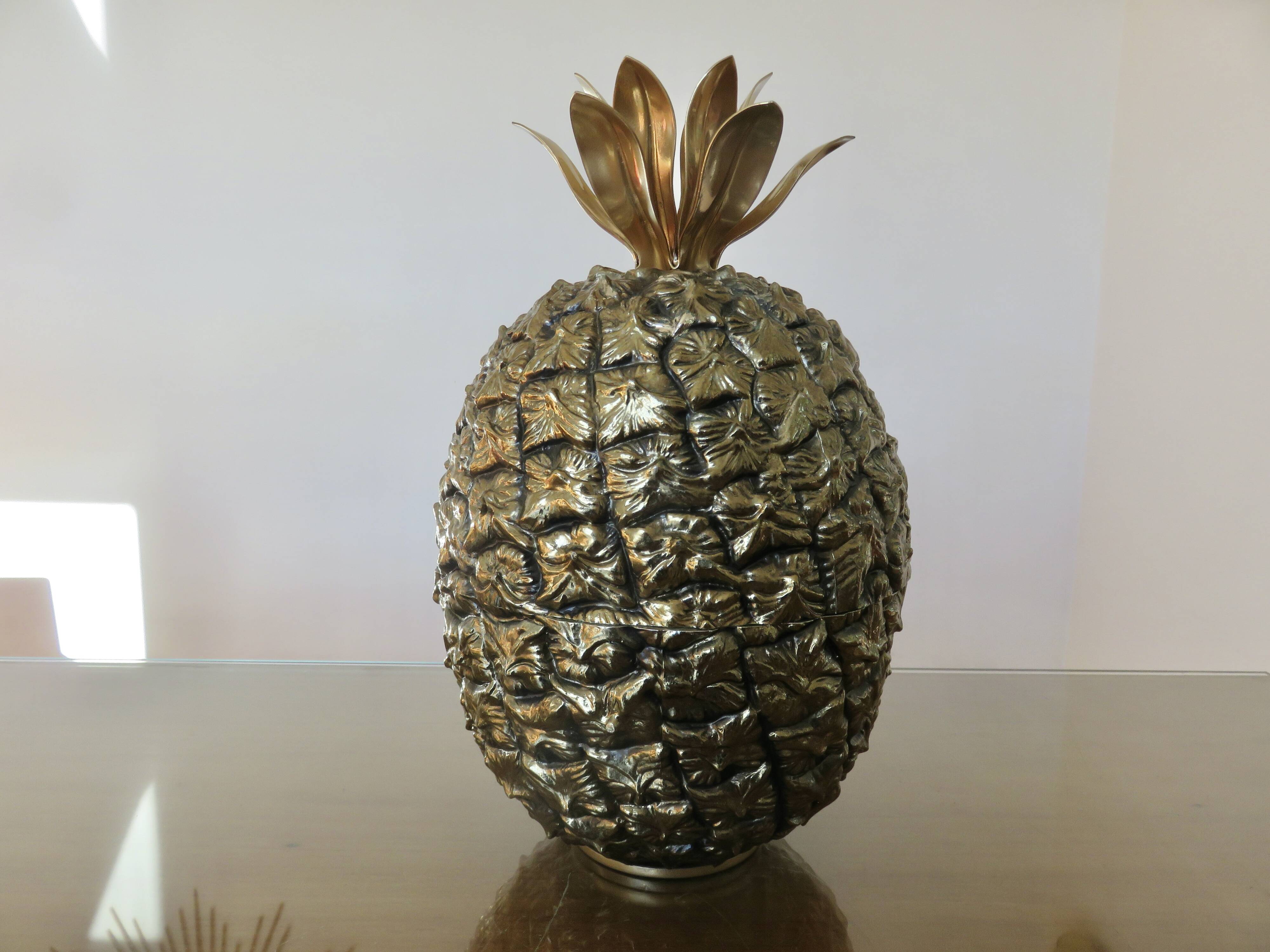 Pineapple by Michel Dartois, 1970, ice bucket, for ice cubes, exceptional condition