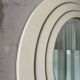 Italian Round Mirror – Sculptural Concentric Frame