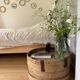 Wooden bedside table