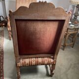 2 fauteuils Louis XIII