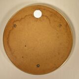 Round mirror gilded metal 40 cm