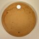 Miroir rond métal doré 40 cm