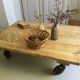 Coffee table on wheels