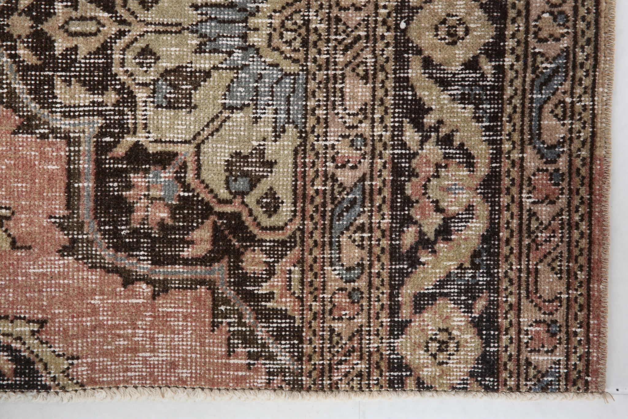 Oriental antique wool vintage rug 232x144cm