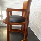 Pair of chairs 606 Barrel of Frank Lloyd Wright, edited by Cassina