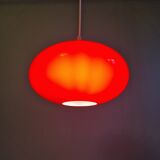 Vintage suspension in red opaline, 1960s-70s.
