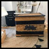 Vintage wicker chest