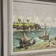 Charles vaniscotte: oil painting on canvas / port in brittany
