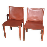 Set of 4 CAB 412 Cassina chairs