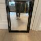 Mirror Pierre Vandel black and gold, 1970s