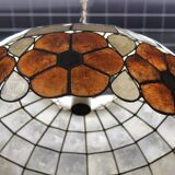 Mother-of-pearl shell pendant light Floral decor