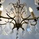 Lustre début XXème en cristal de bohème