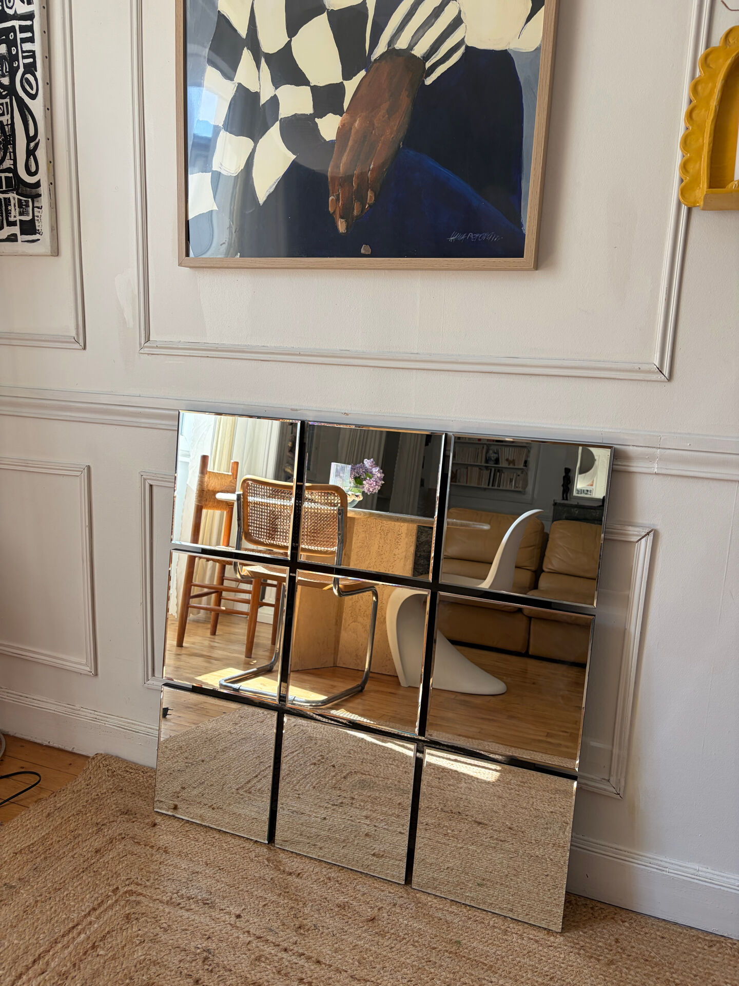 Miroir mosaïque deknudt vintage 90cmx90cm