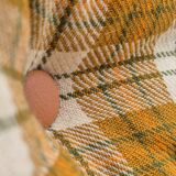 1970s, Danish lounge chair, original condition, furniture wool fabric, teak wood.