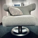 Swivel design armchair from the 50s completely reupholstered