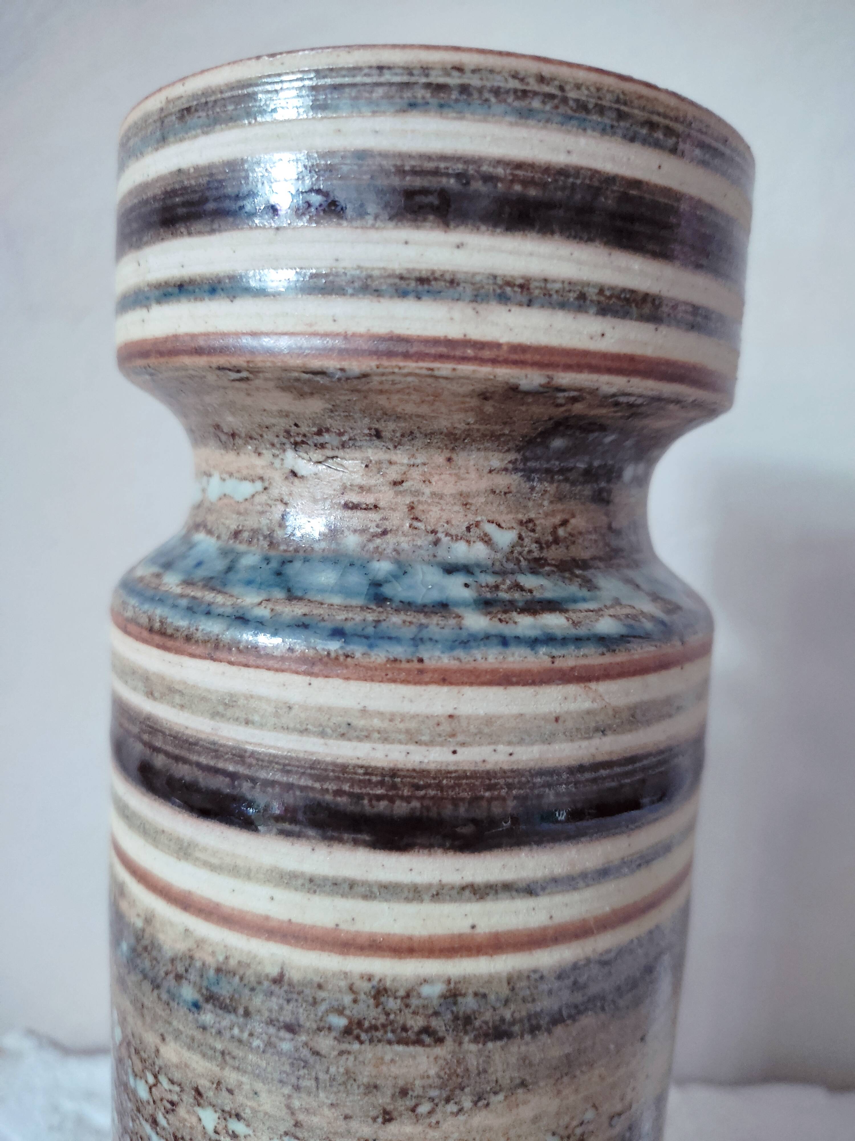 Ceramic candle holder vase
