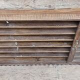 Old collector's wall display case in Burmese teak