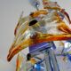 Lustre 6 fires Mazzega Murano vintage 70s