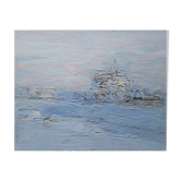 Peinture de Nagao Usui "Vue de Paris, Notre-Dame"