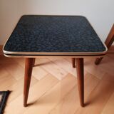 Wooden table and formica