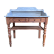 Toilet table - Louis Philippe dressing table in fir and marble