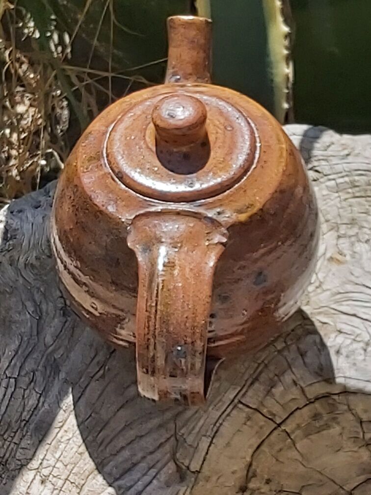 Teapot pyrity sandstone Gustave Tiffoche