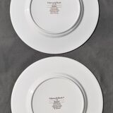 6 flat plates Villeroy & Boch basket model