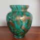 Vase La Rochère en verre et or