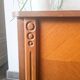 Pair of retro bedside tables with beveled legs