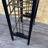 Magazine rack from Wiener Werkstätte Austria made of mahogany & brass around 1900
