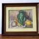 Watercolor still life with fruits