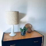 Opaline white vintage lamp