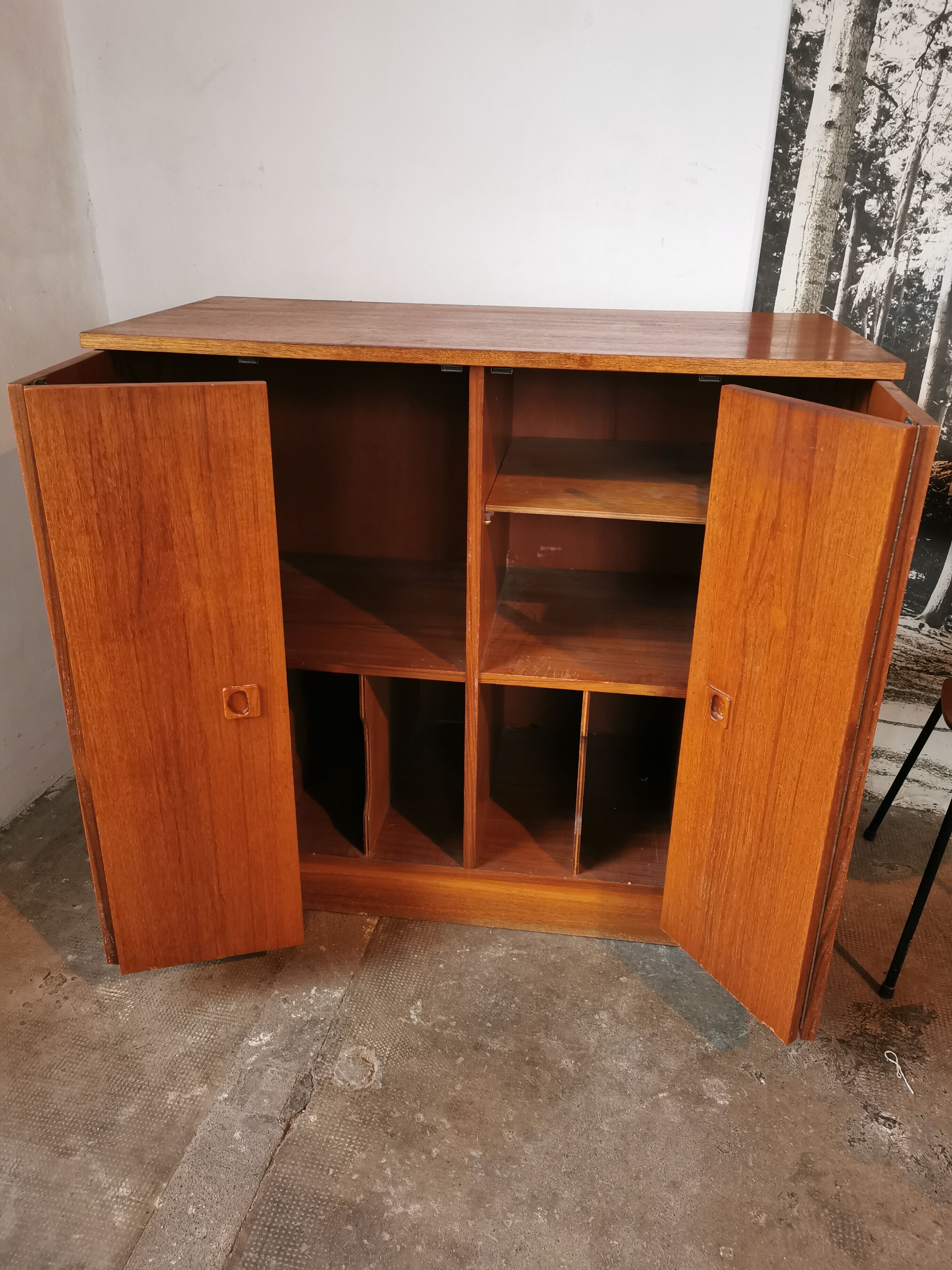 Hi-fi cabinet, music, Scandinavian style 1970