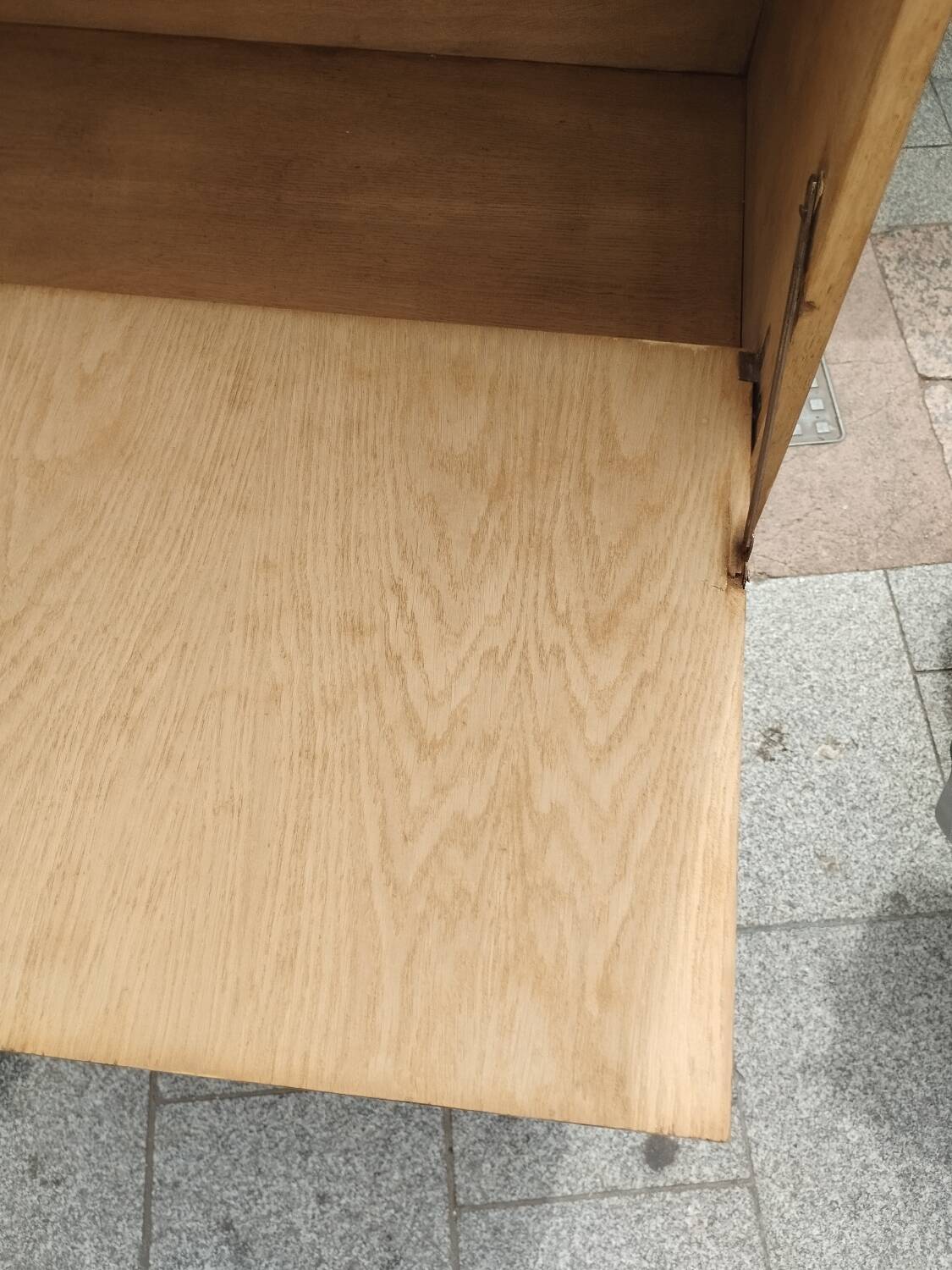Secrétaire commode ancien vintage pieds compas