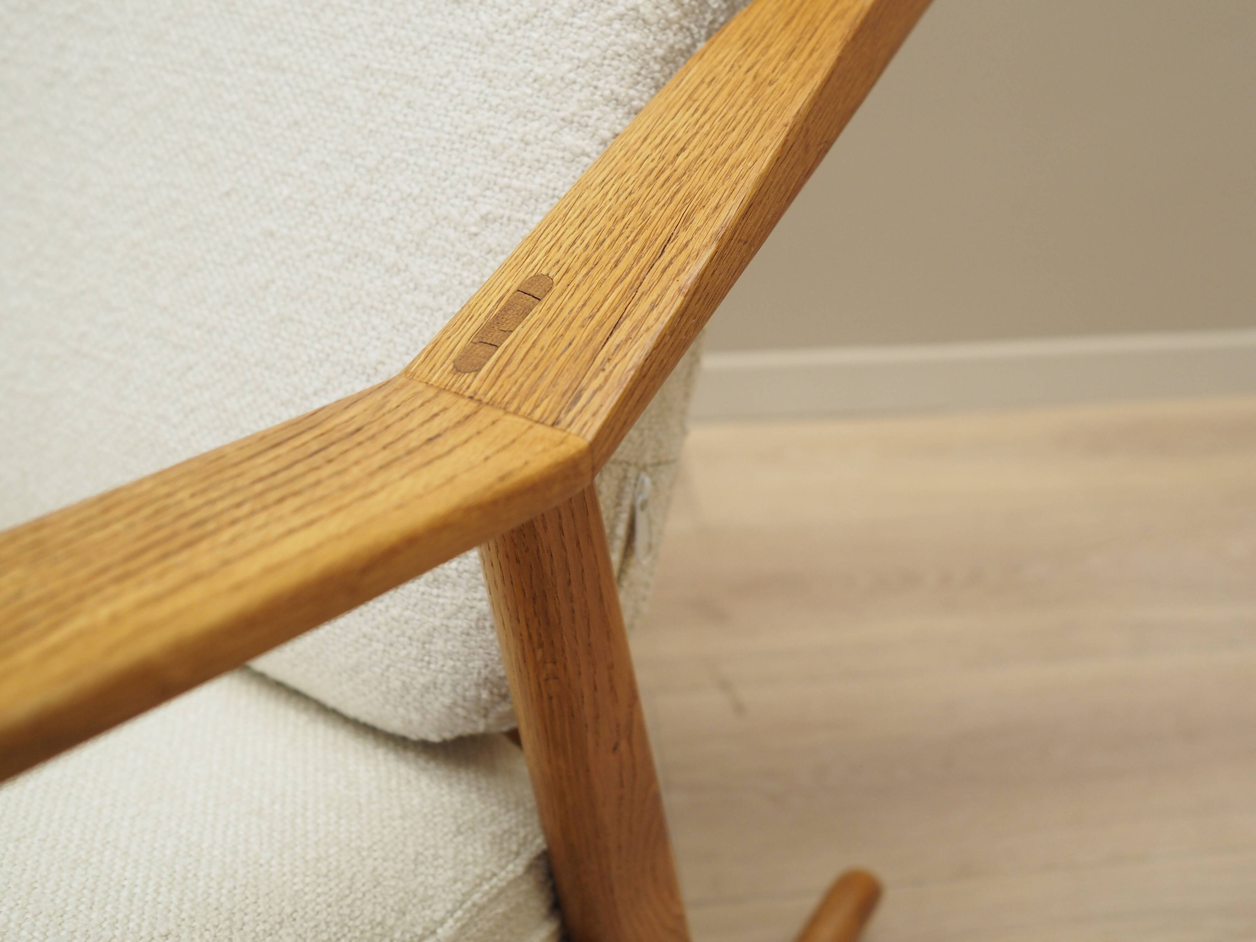 Oak rocking chair, Danish design, 1960s, designer: H. Brockmann Petersen, p