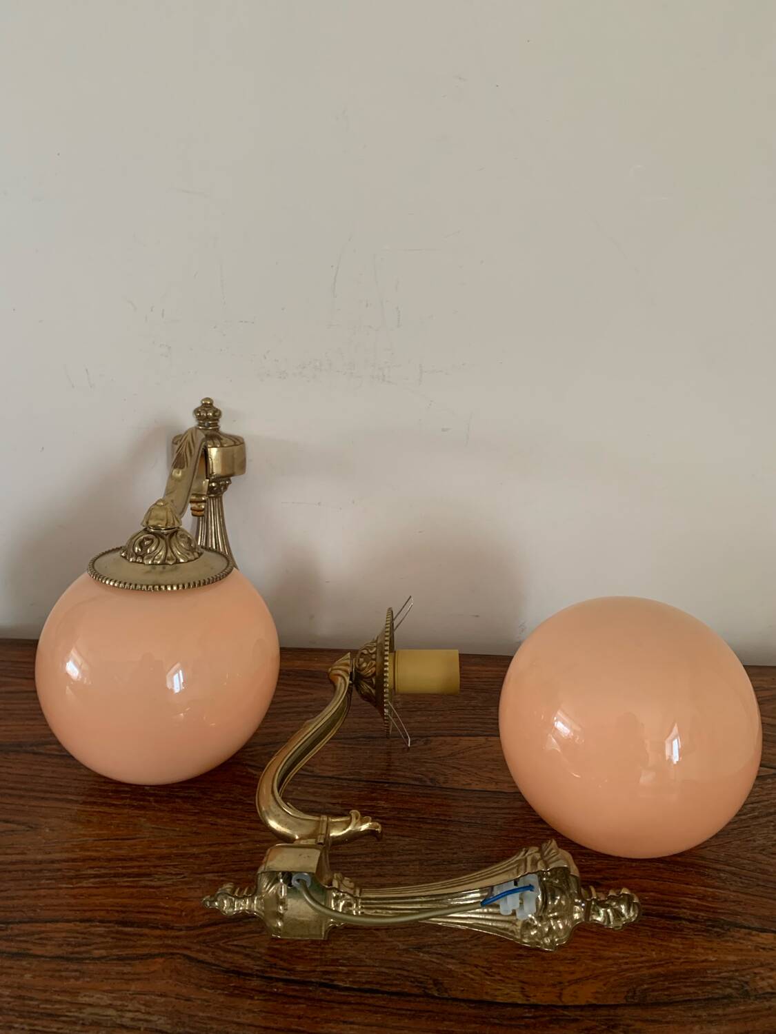 Pair of antique wall sconces