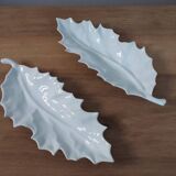 2 raviers en porcelaine