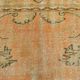 6x9 Shades Of Peach Orange Handmade Wool Oriental Turkish Rug, 180x286Cm