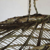 Doum pendant light in natural esparto