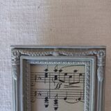 Small patinated photo frame