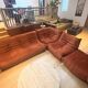 Togo set by Michel Ducaroy for Ligne Roset – 4 pieces in orange velvet.