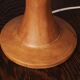 Sculptural Anthroposophical Wooden Table Lamp. 1970s