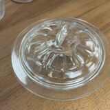 Glass sugar bowl